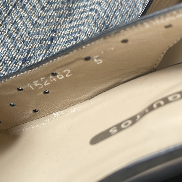 Mosquitos Women’s Black Perforated Leather Sling Back kittens Shoes Size: 5 - Picture 13 of 13